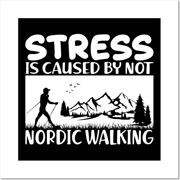 Nordic Walking Wall Art by maxcode